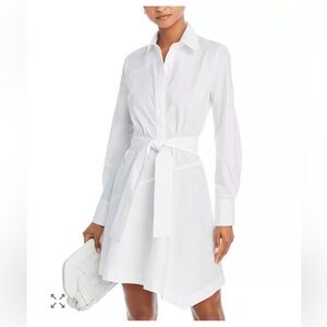 Derek Lam 10 Crosby Flora White Shirt Dress | 4